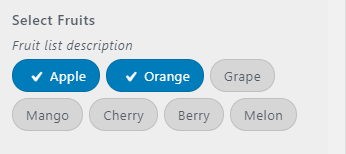 Checkbox Pill Inline Checkbox Pill Inline