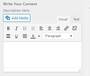 Content Editor Content Editor