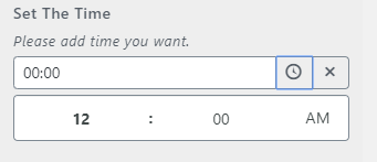 Time Picker Time Picker